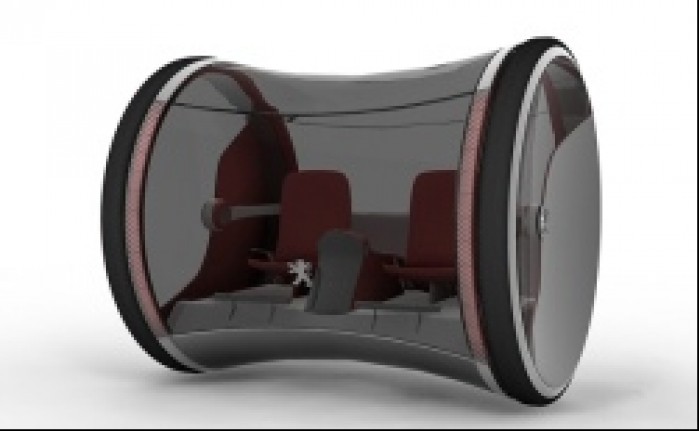 Peugot ozone car Inside